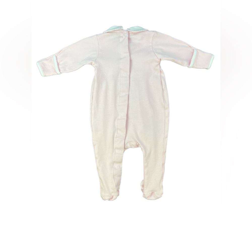 NWOT MAGNOLIA BABY Mia’s Classics Solid Smocked Footie - 3M - Picture 4 of 4
